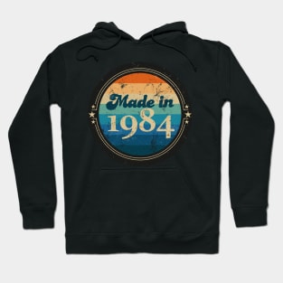 Retro Vintage Made in 1984 Hoodie